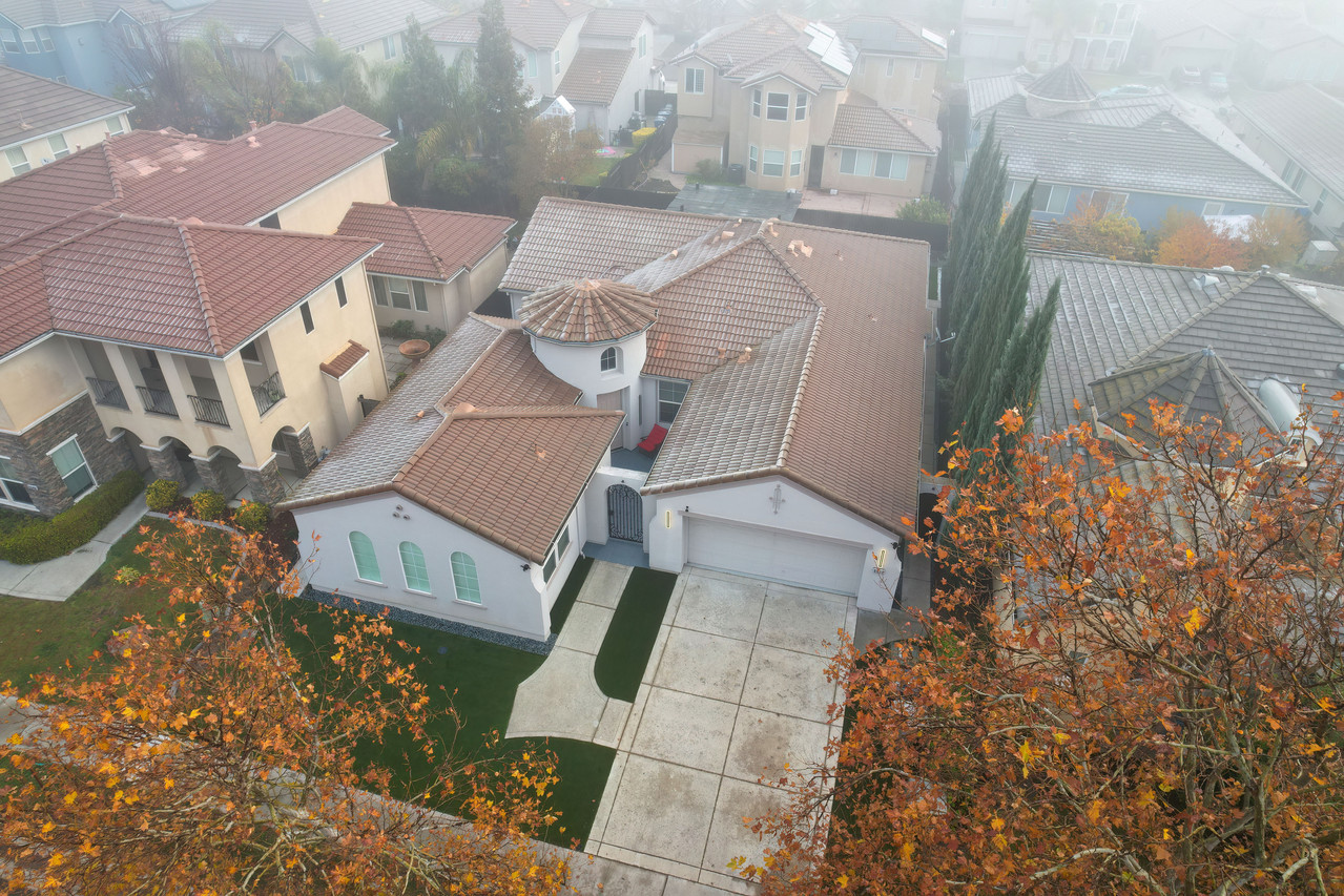Aerial view of the Adonai Cares home in North Natomas